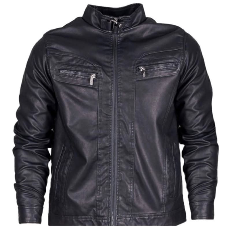 Blusa Casaco Jaqueta Couro Elagante Motoqueiro Resistente