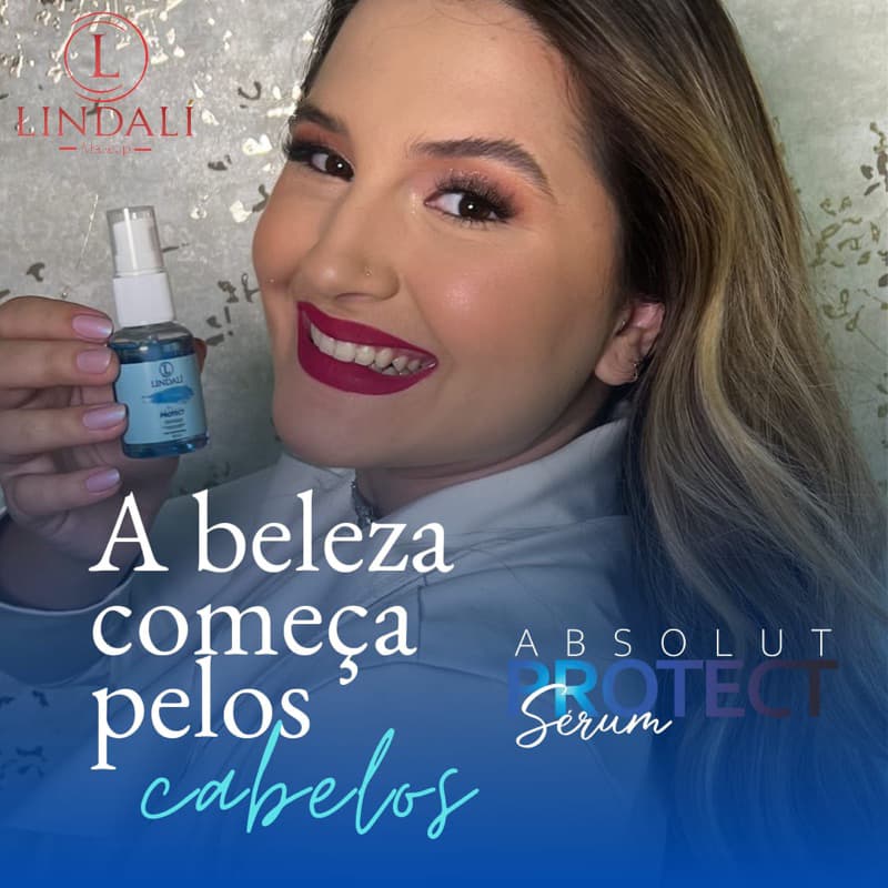 Serum Lindali Protect Absolut reparador de pontas / protetor nutritivo