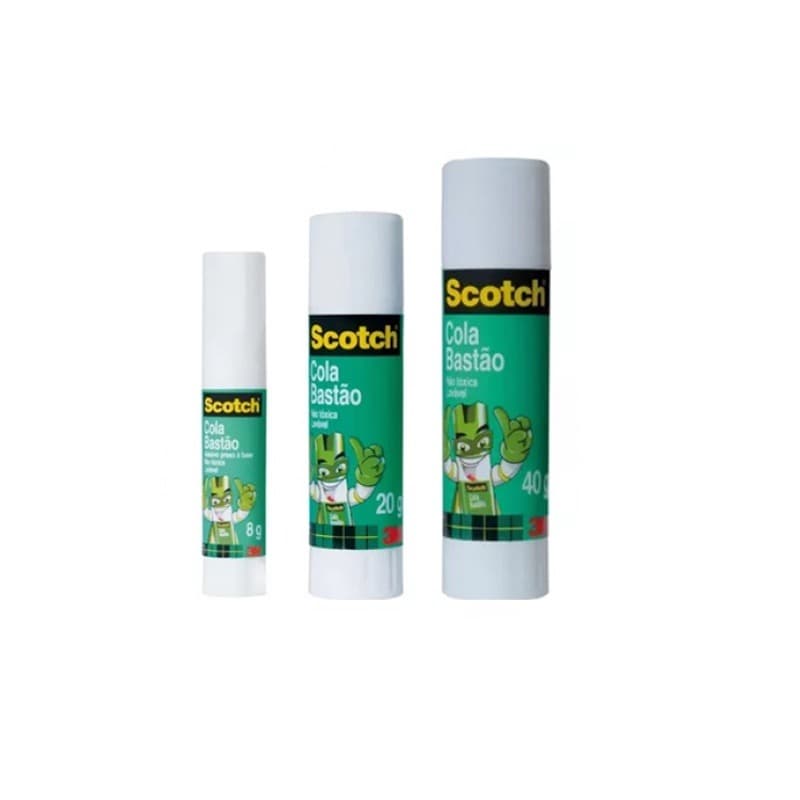 Cola Branca Bastão Scotch  (1 e 2 Unidades) – 3M