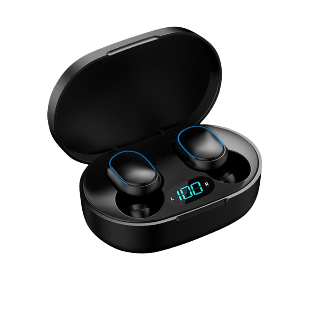 Fone E7s Bluetooth 5.0 TWS Dinâmico, Resistente à Água, Com Microfone e Cancelamento de Ruído Ativo
