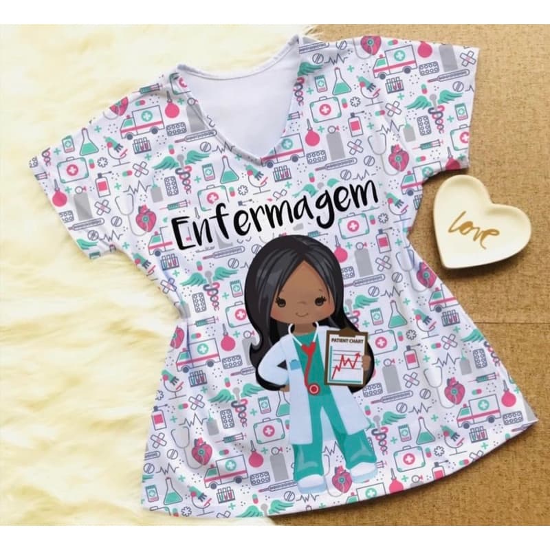 Camisa Profissão Enfermagem Feminina