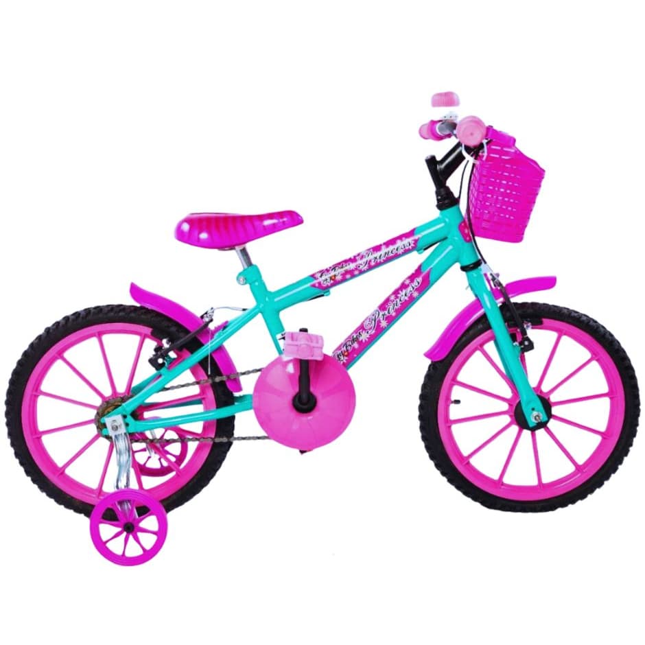 Bicicleta Infantil Feminina Aro 16 Gy Bikes  C/Rodinhas
