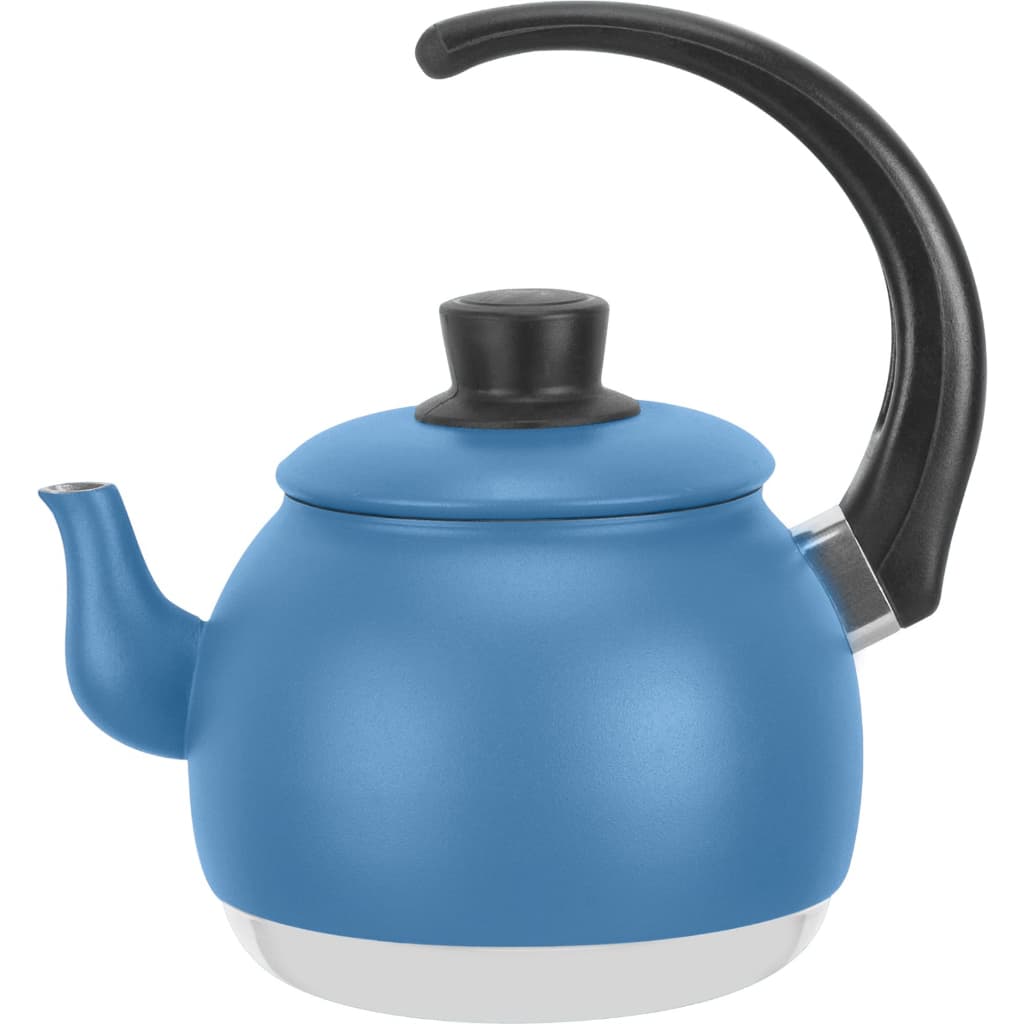 Chaleira Retrô Em Alumínio Color Para Chá e Café 1,2 Litros Chaleira Decorativa