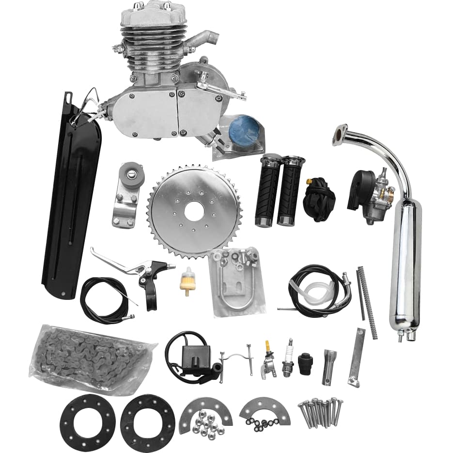 Kit Completo Motor para Bicicleta Motorizada 80cc Gasolina