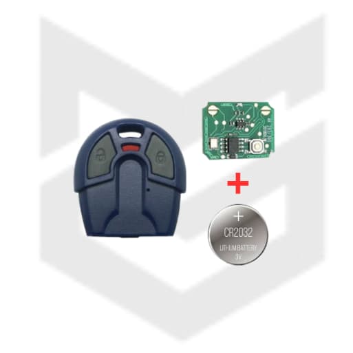 Controle Alarme Positron Siena Palio Fiat Uno Strada Azul