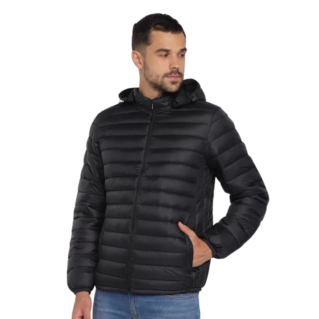 Jaqueta Bobojaco com Ziper e Bolso Casaco Frio Inverno