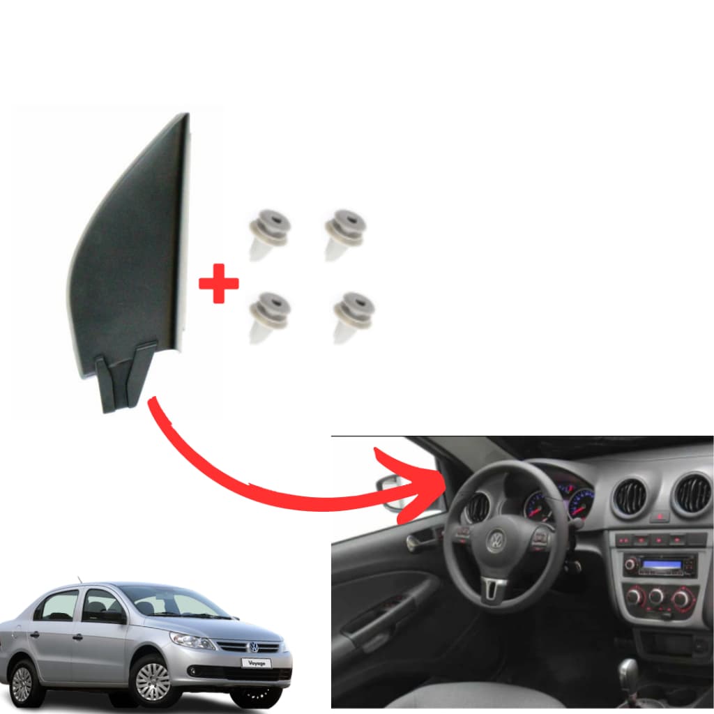 Par Acabamento Interno Retrovisor Gol Voyage 08/ G5 G6 G7 S/furo