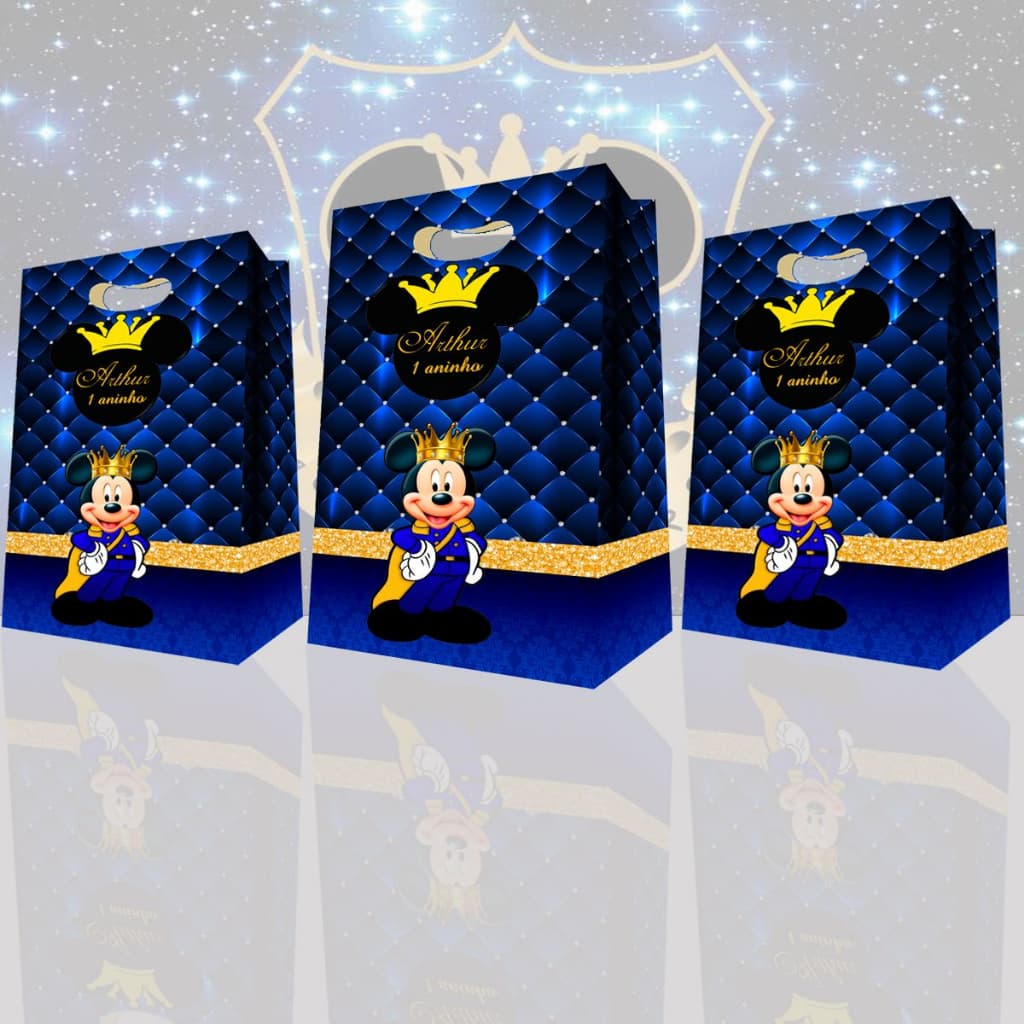Sacolinha surpresa Realeza sacolas aniversário Lembrancinha Personalizada