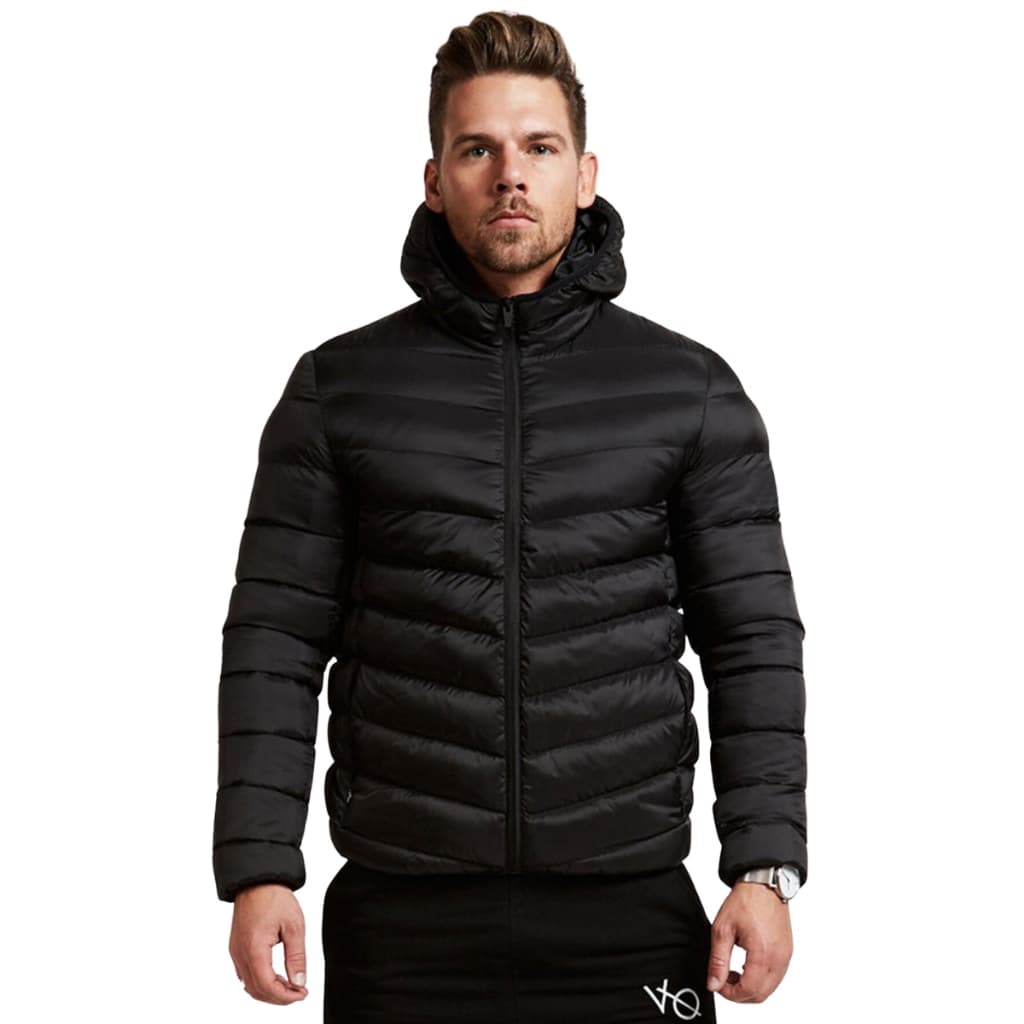 Jaqueta Masculina Bobojaco Slim Fitness Capuz e Zipper Impermeavel