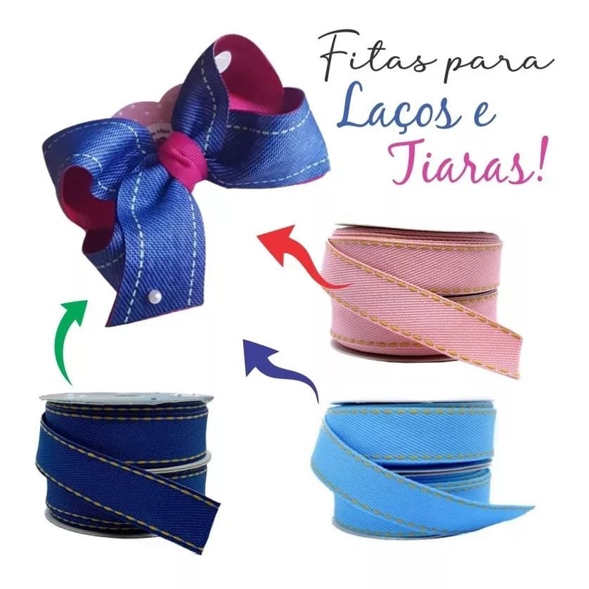 Fita Jeans Dupla Face Sinimbu 10mmx10mts Envio Em 12 Horas