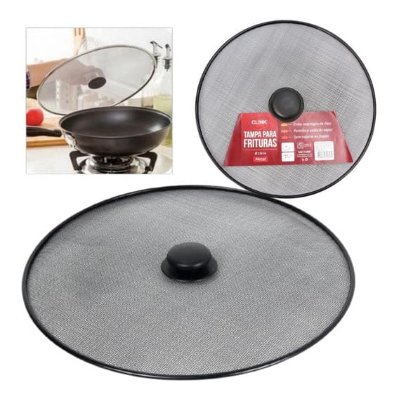 Tampa Frituras Anti-Respingo Para Panela E Frigideira 29 Cm