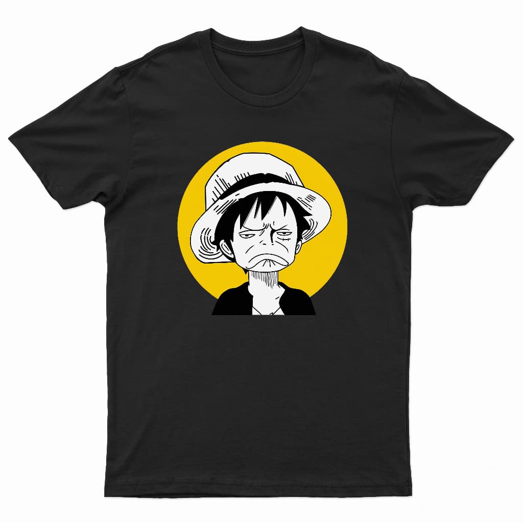 Camiseta Básica Anime One Piece Luffy Unisex 100% Algodão