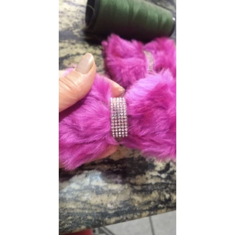 Laços de pelúcia para Tiaras