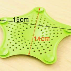 10 Tampa De Silicone Ralo Pia Tampa Estrela Cozinha Banheiro Universal Filtro