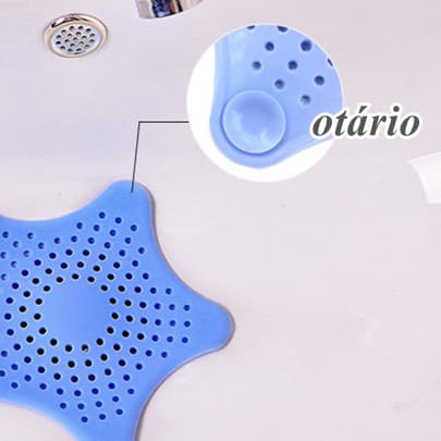 10 Tampa De Silicone Ralo Pia Tampa Estrela Cozinha Banheiro Universal Filtro