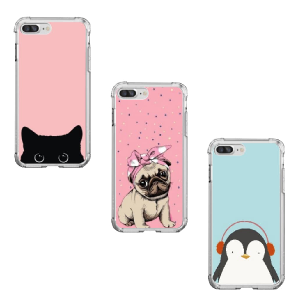 Capa Anti Impacto Personalizada Animais Pets Gato Cachorro