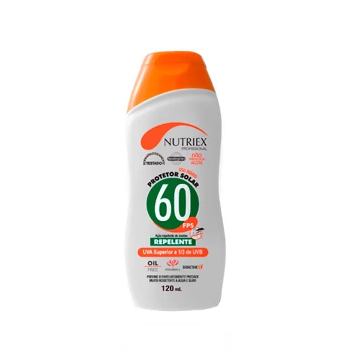 PROTETOR SOLAR COM REPELENTE NUTRIEX FPS60 120ML