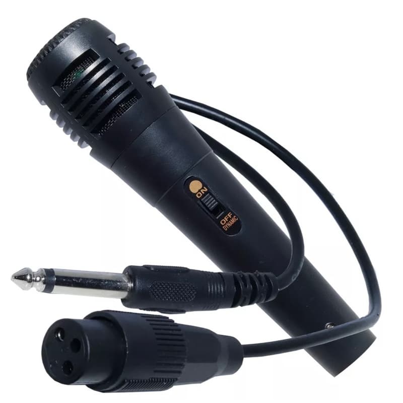 Microfone Com Fio / Microfone Dinâmico Profissional para Karaokê