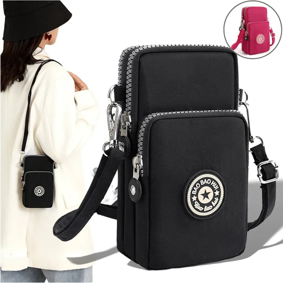 bolsa Carteira Feminina com Alça Transversal Bolsinha de lado mini bag porta celular De Mão Promoção