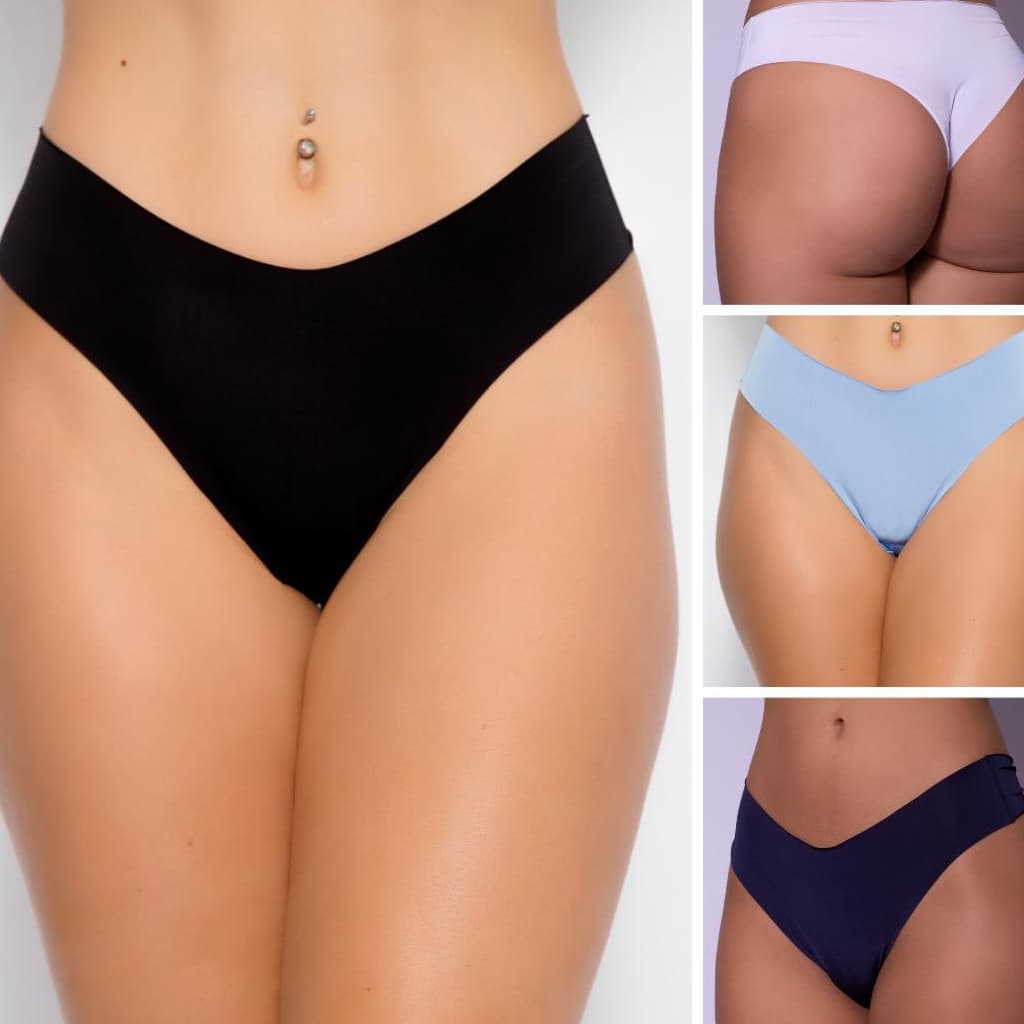 Kit 10 Calcinhas Tanga Laser  Extra Conforto Não Marca