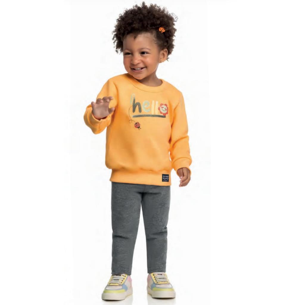 Conjunto feminino infantil Tamanhos 04, 06, 08 - nova coleção de inverno PREMIUM