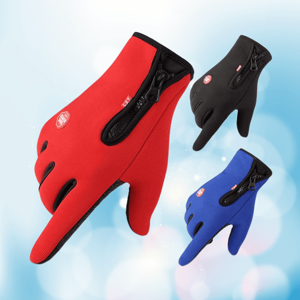 Luvas Térmicas Unissex Touch Screen - Aquece as Mãos / Compatível com Tela Sensível ao Toque / Para Ciclismo e Esportes