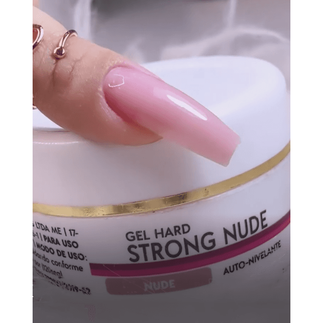 Kit Gel Para Unhas Strong Nude + Selante Pink - Combinação Perfeita