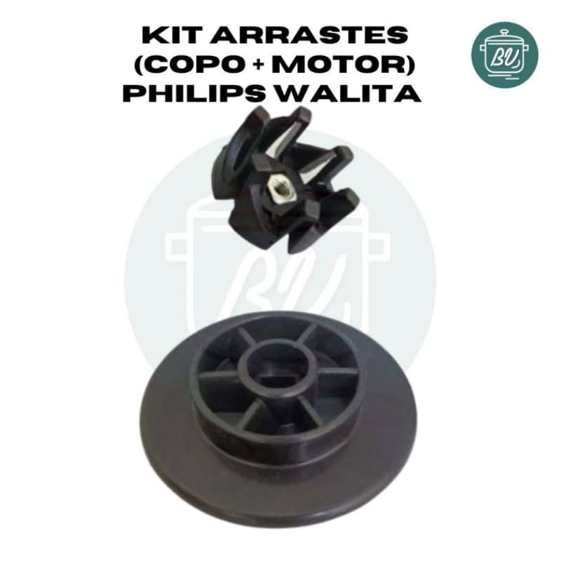Kit arrastes do copo e do motor Philips Walita LiqFaz e outros