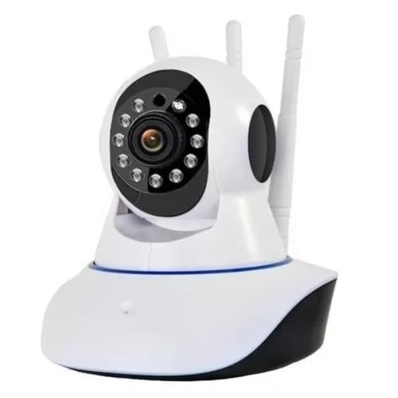 Camera IP Robo 3 Antenas Ip Wifi 360º 1080p HD Sistema Yoosee H.265 rj45 p2p com audio 1.3MP ptz