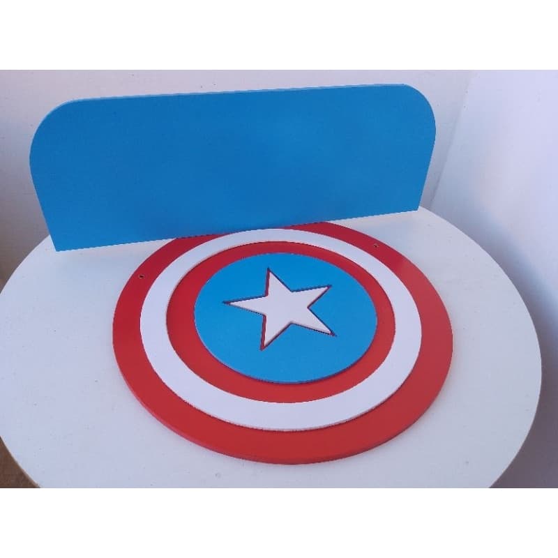 Prateleira Capitão América Quarto Infantil