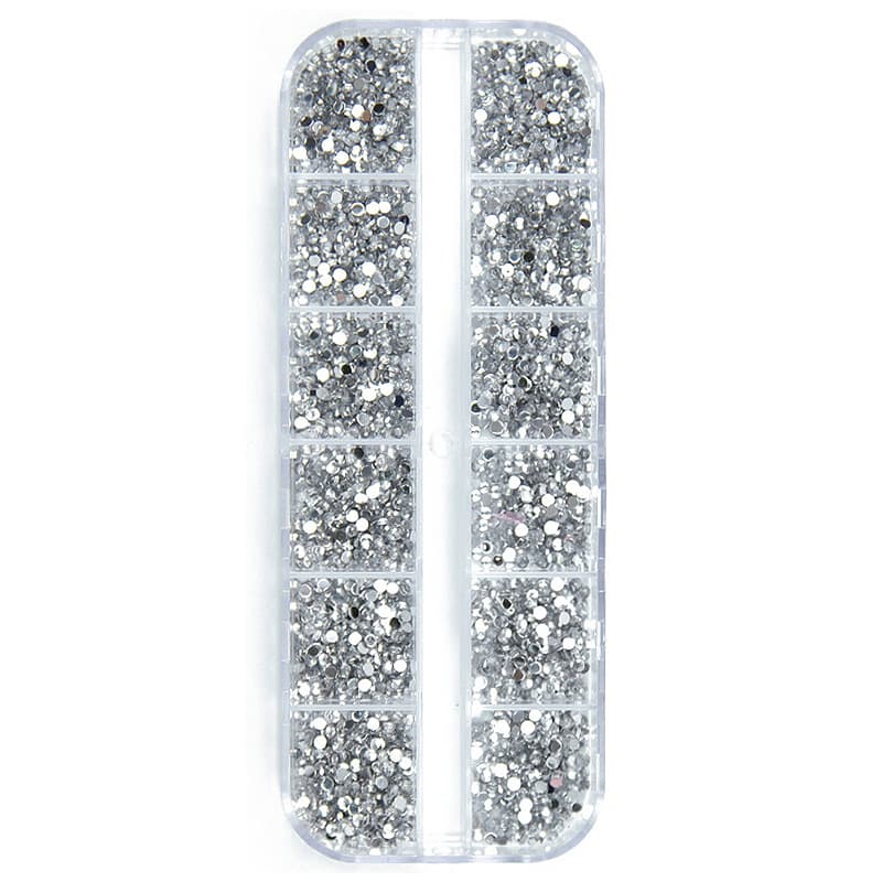 Strass decoração e brilho Similar a swarovskimaquiagem esmalte e Cristais Assimétricos de Cor.