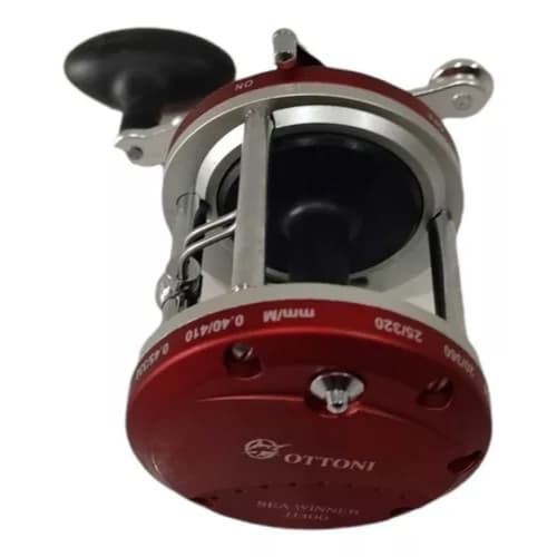Carretilha Ottoni Jj 500 Perfil Alto Drag 25kg Perfil Alto