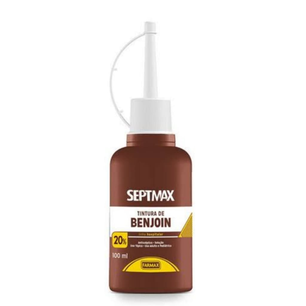 TINTURA DE BENJOIM 20% 100ML ANTISSÉPTICO