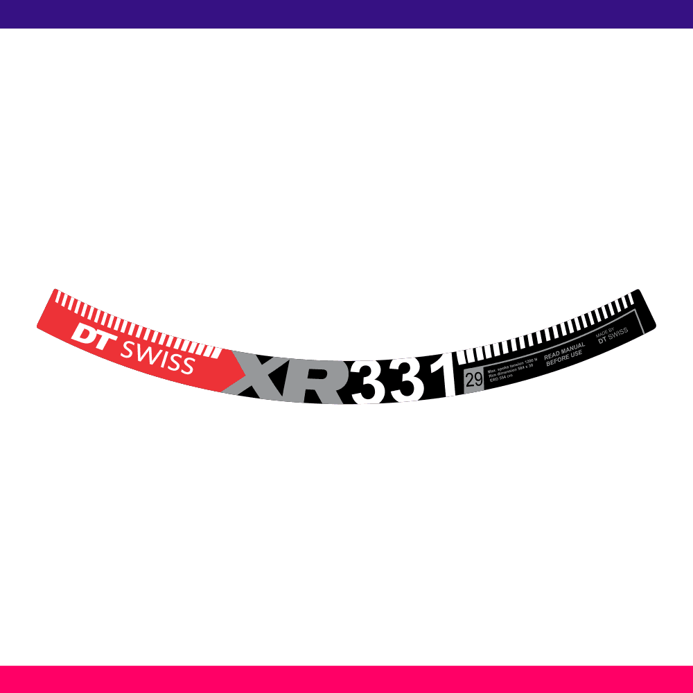 Adesivo para roda Bike Dt-Swiss XR331 8 unidades