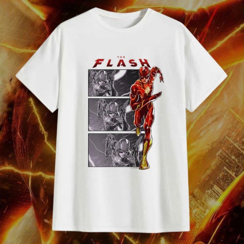 Camiseta The Flash Filme Poliéster