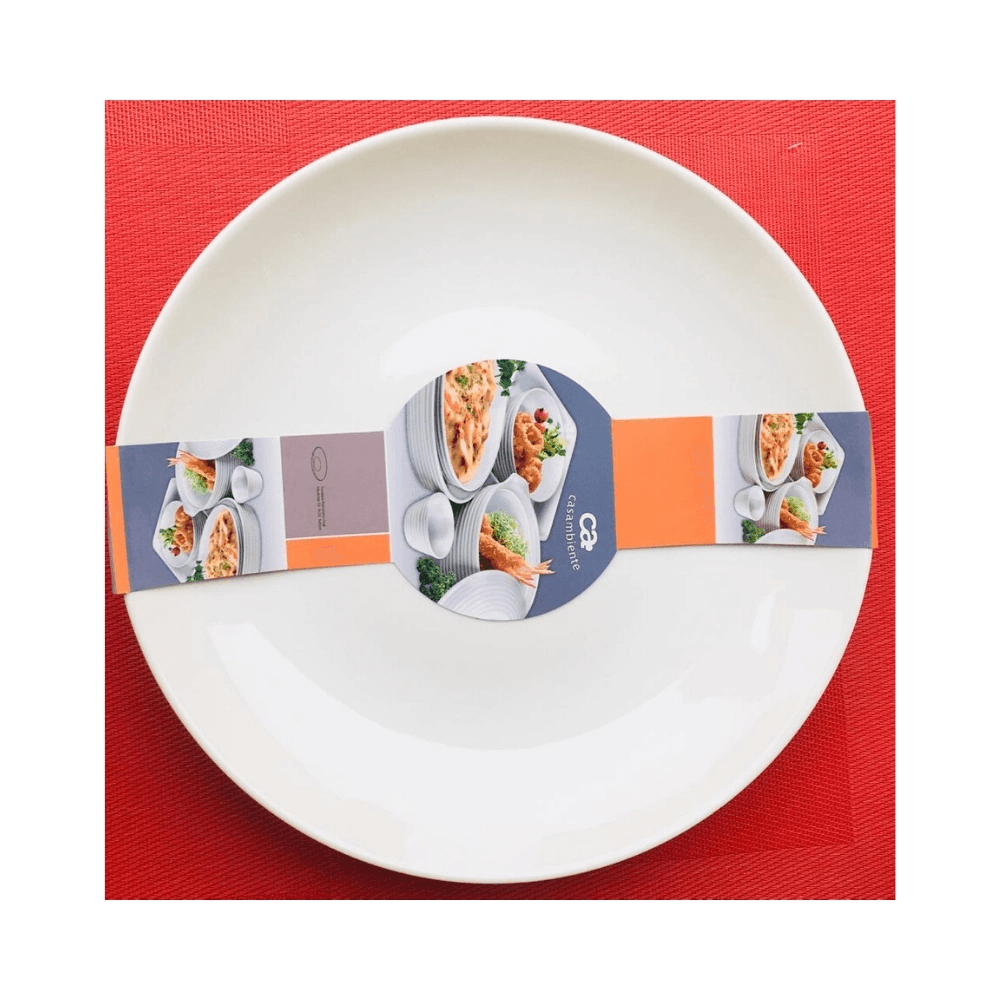 Travessa Refrataria Oval Porcelana Luxo 32.5Cm - Casambiente