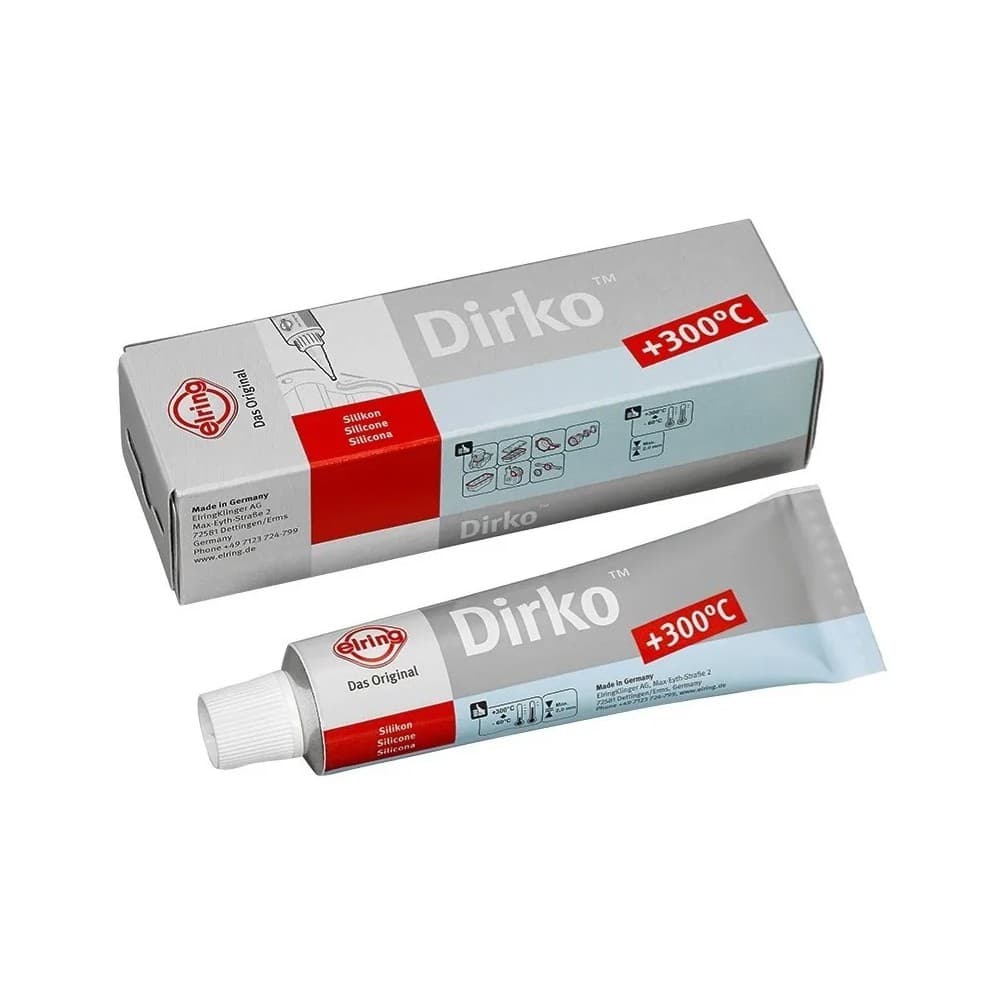 Cola Silicone Dirko Elring Cola Silicone Cinza Para Vidro Fogao Cinza Alta Temperatura315c