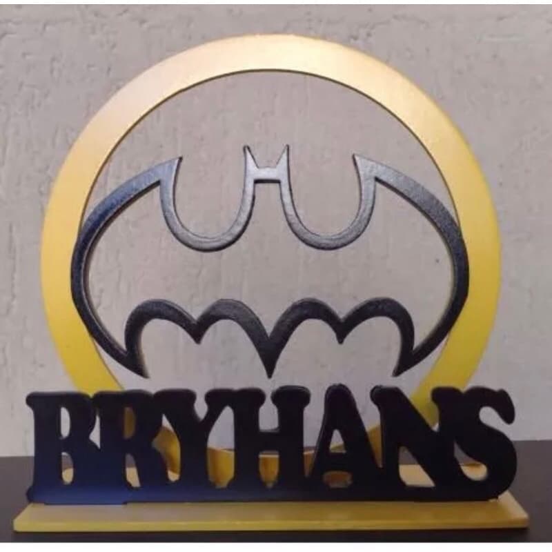 kit Lembrancinhas Batman Personalizada Festa Nomes Centro De Mesa Infantil Super Herói Aniversário2