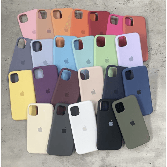 Capa Com Aveludado Silicone Para iPhone 7Plus/8Plus, iPhone X/XS, iPhone XS MAX, iPhone XR, iPhone 11Pro, iPhone 11