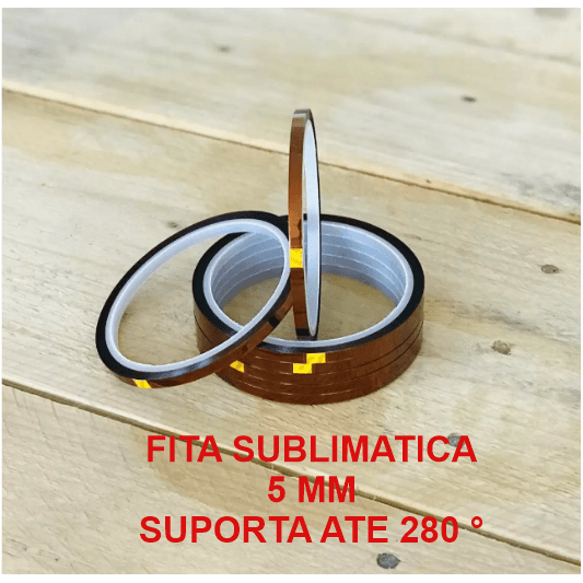 3X FITA TERMICA SUBLIMACAO 5mm