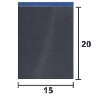 Kit 500 Envelope de Segurança Cinza 15x20 Com Aba Adesiva Lacre Resistente