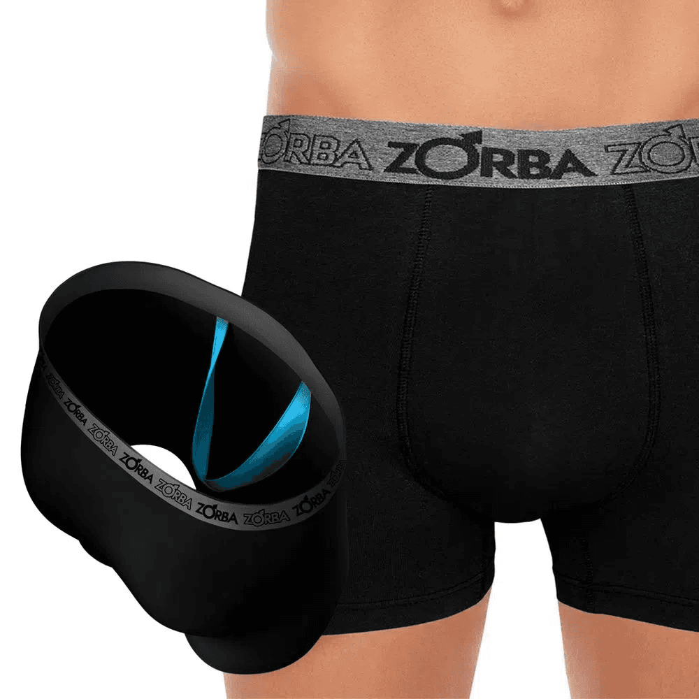 CUECA BOXER ZORBA COM SUPORTE ANATÔMICO 667