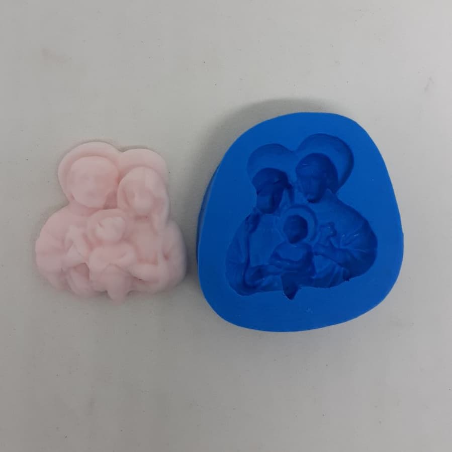 Molde de Silicone 2160 Sagrada Família para Biscuit, Resina e Confeitaria