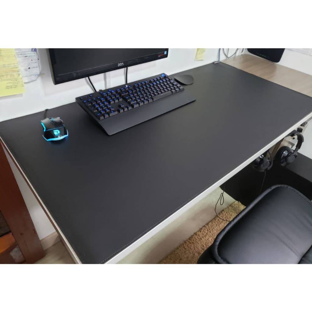 Mousepad Gamer Preto 120X60