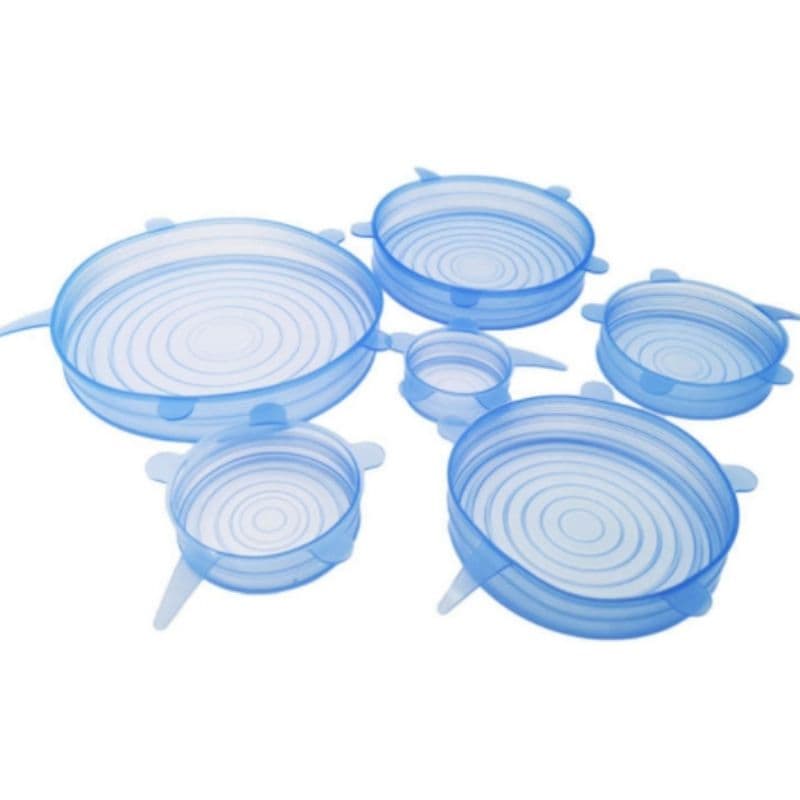 Tampas Panela Silicone Universal Reutilizável Elástica Tampas Silicone Cozinha