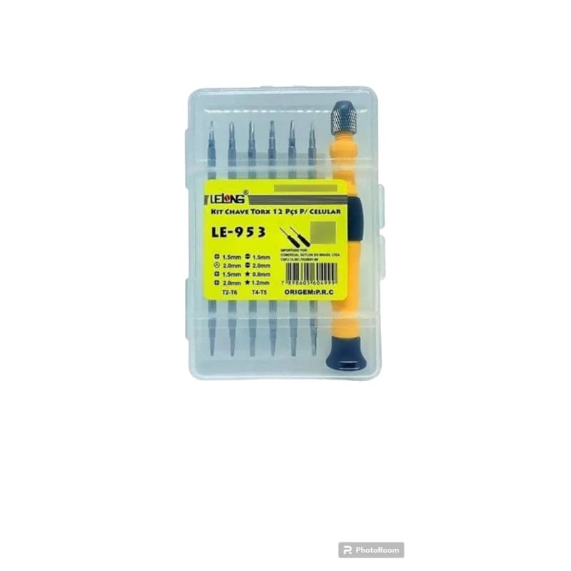 kit chave torx 12 pontas