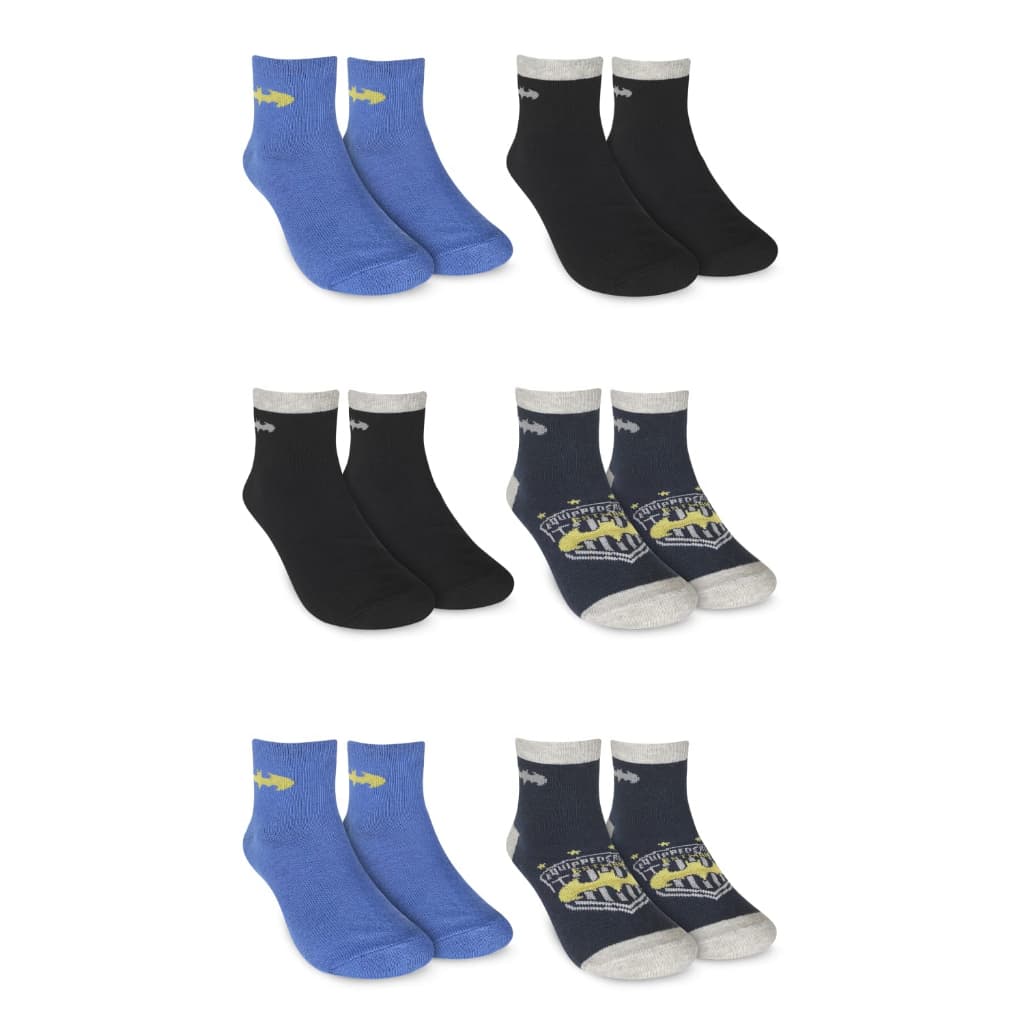 Kit 4 Meias Batman Algodão Infantil Inverno Original