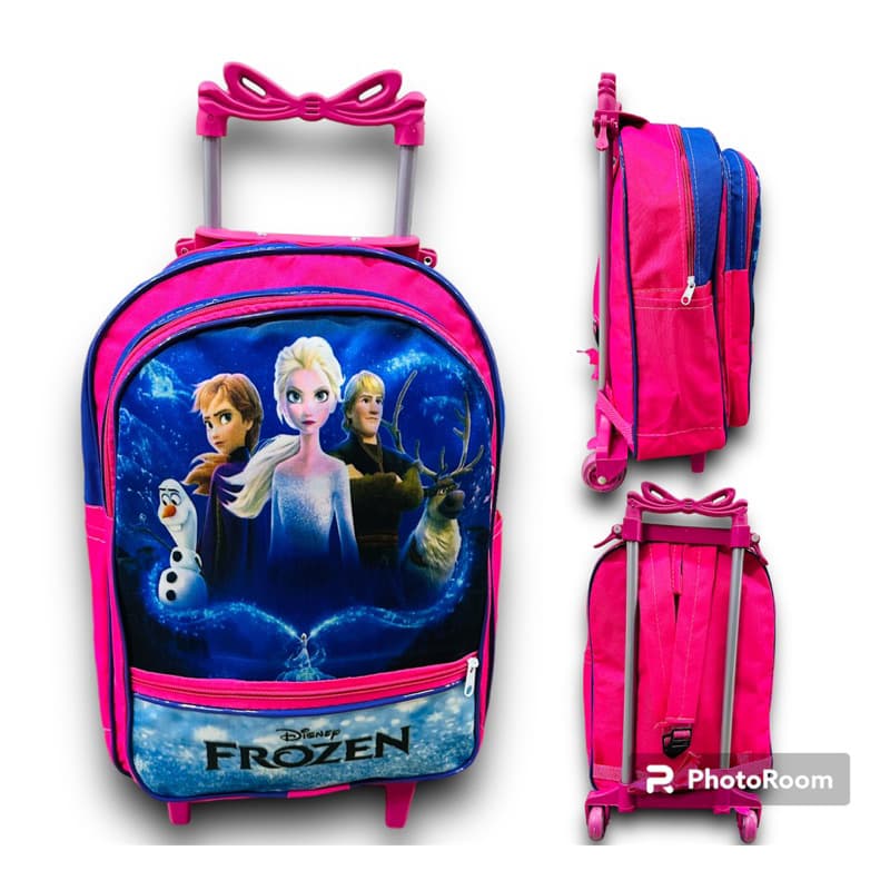 Mochila Infantil Menina Rodinha Escolar frozen- Rodinha em Gel