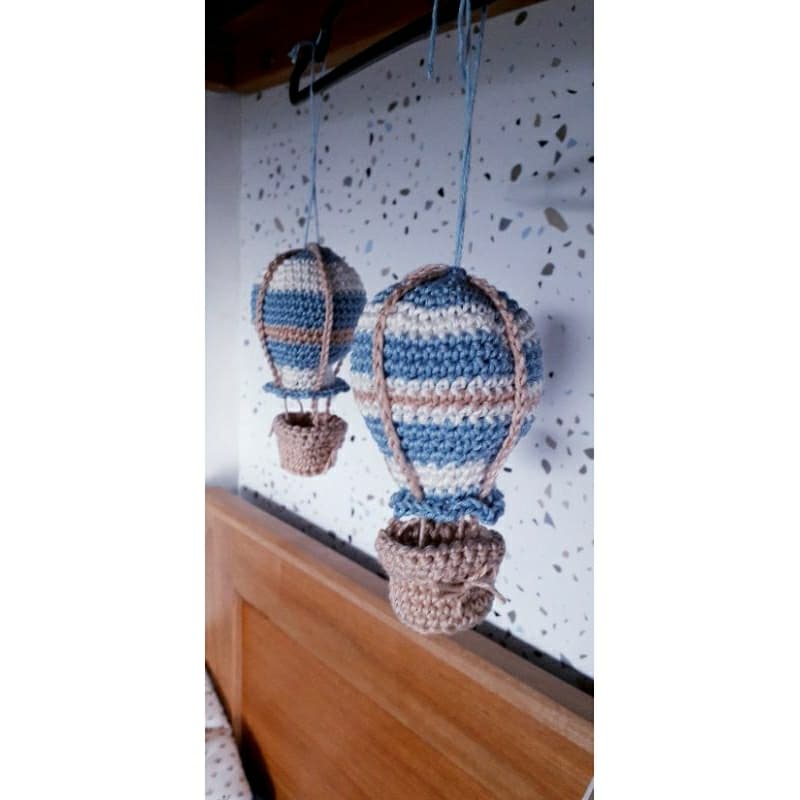 Enfeite de balão/ Decoração de balão/ pingente de balão/ balão de croche/