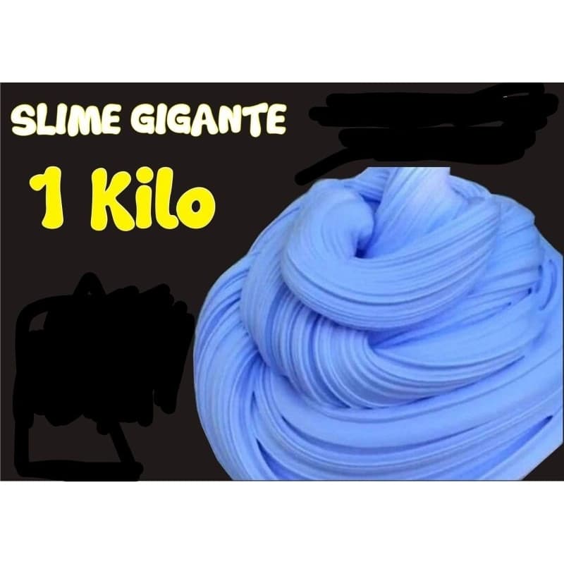 Slime Fluffy Mega Gigante de 1 Kilo
